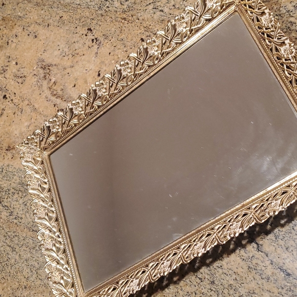 Vintage Accents Vintage 2x16 Mirror Vanity Tray Poshmark